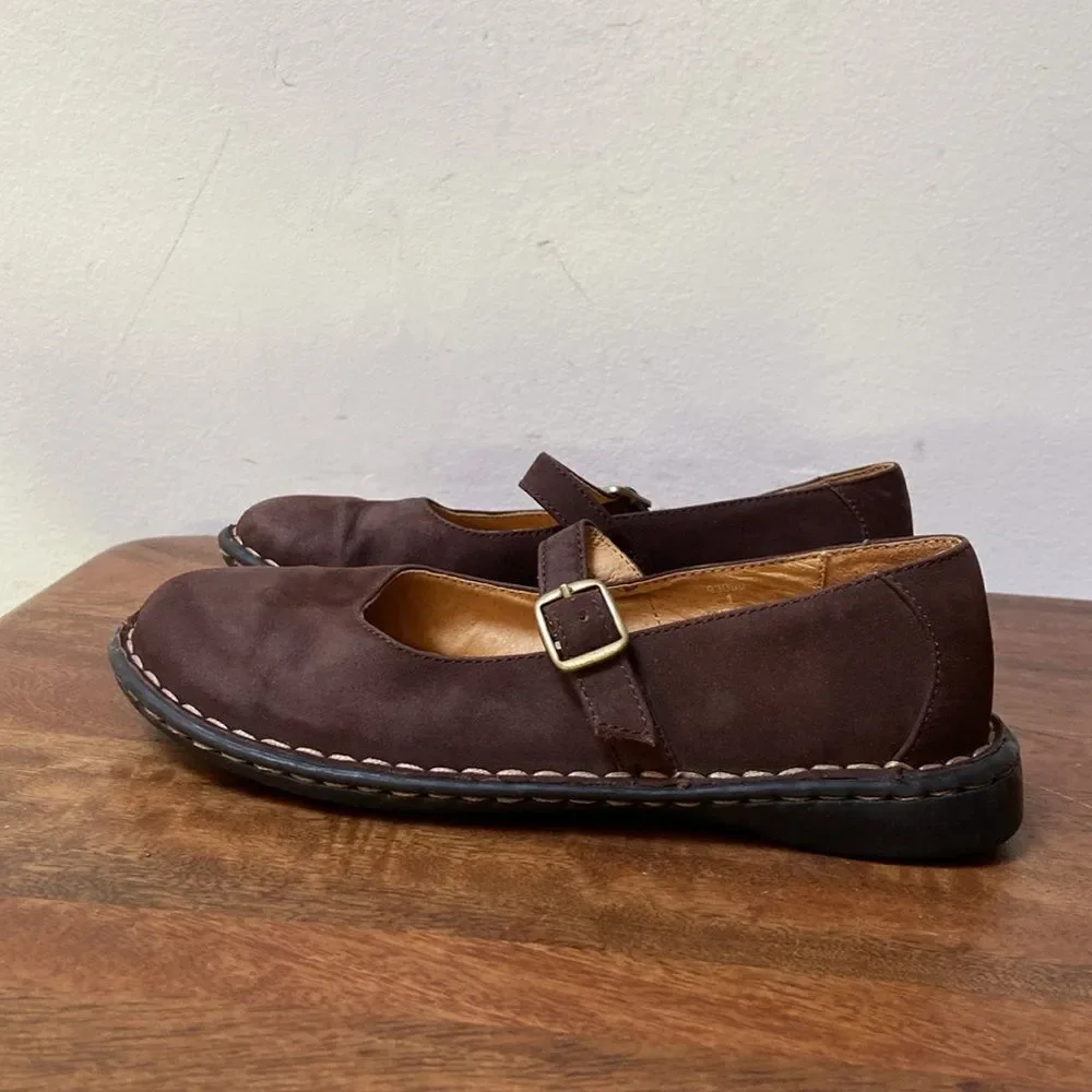 Lands' End Brown Kids Mary Jane Shoes
